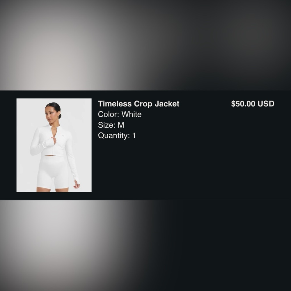Oner Active Cropped Zip-Up Jacket - Picture 5 of 5